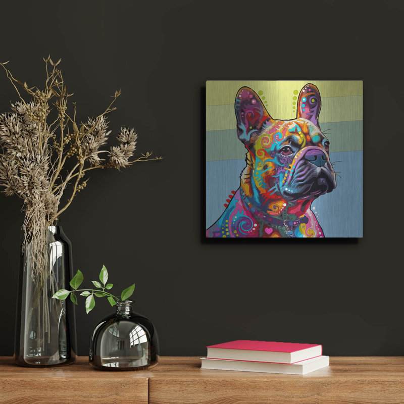 «The Absolute Frenchie» par Dean Russo, H 12 po x l 12 po