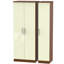 Yvette 3 Door Manufactured Wood Wardrobe-18860315-23704042