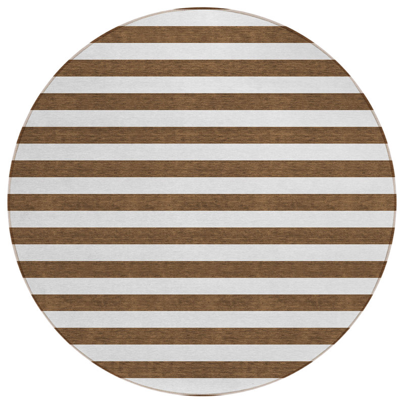Tapis d'intérieur rond 8 po