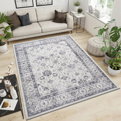 Cashmere Machine Tufted Area Rug ( Low-Pile Traditional)