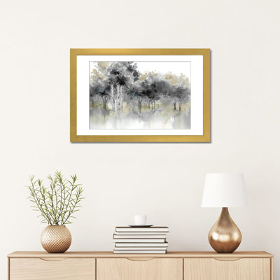 Water's Edge I - Black & Gold