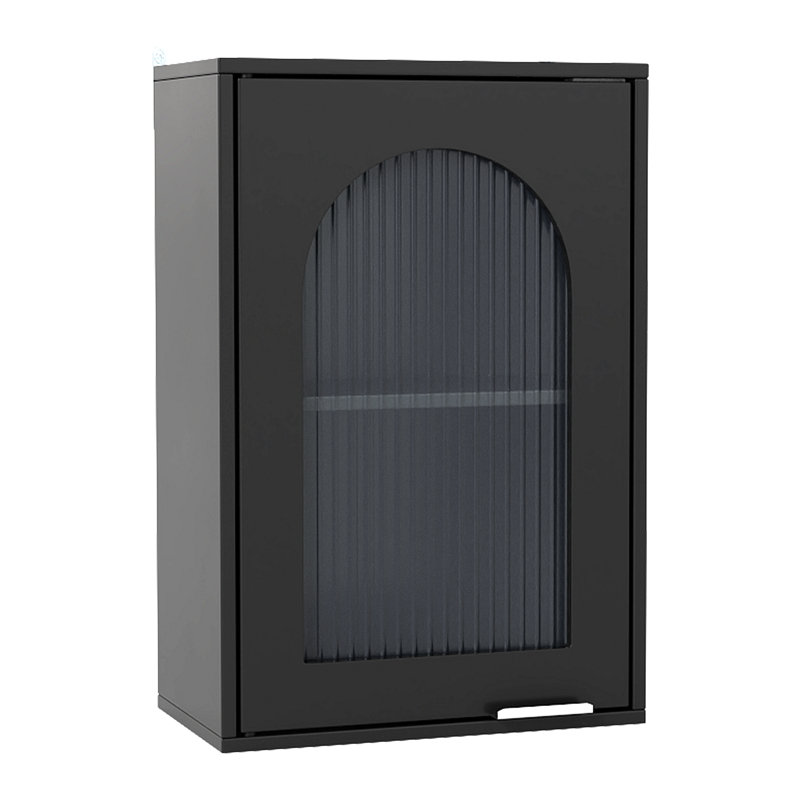 Wall Bathroom Cabinet, Black