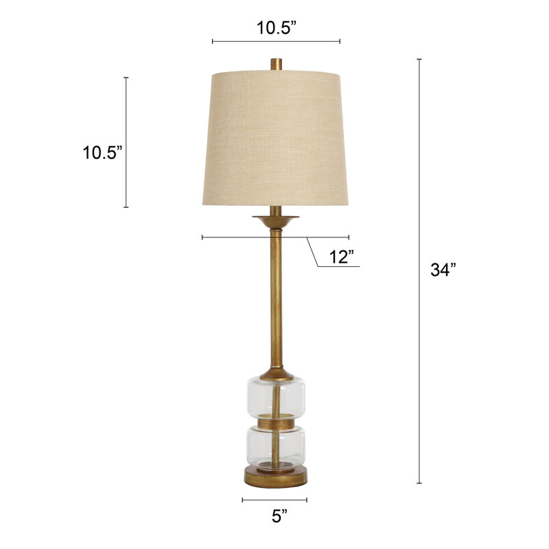 Lampe de table 34 po Casteel Midfield