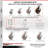 4 Piece High Temp Phenolic Caster Set