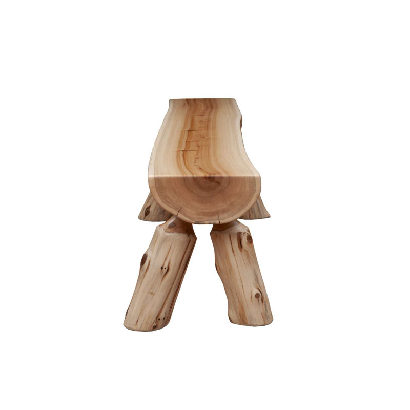  Banc 6 pieds Cedar Log, Patiné, 6 PIEDS