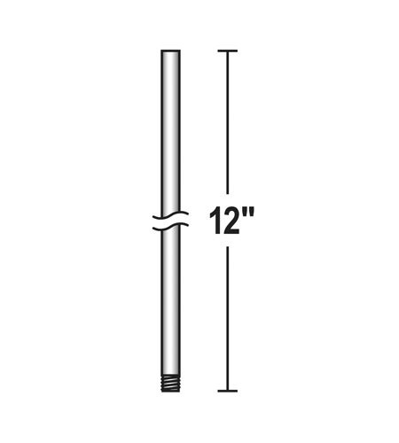 Stem Accessory Downrod, Warm Brass