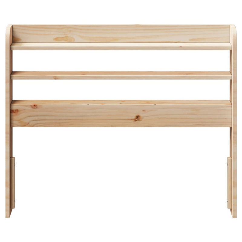 Solid Wood Headboard, 100 x 200 cm, Natural