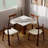 33.5"X 33.5" Square Pedestal Dining Table-622222388