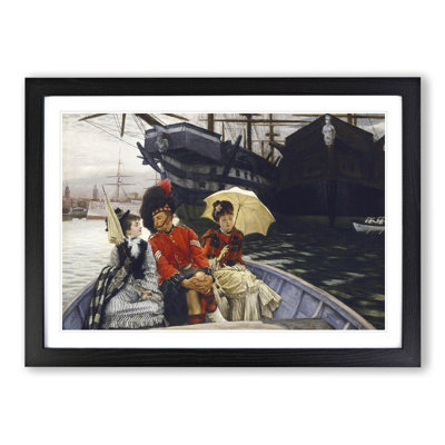 Portsmouth Dockyard by James Tissot - Framed Print
