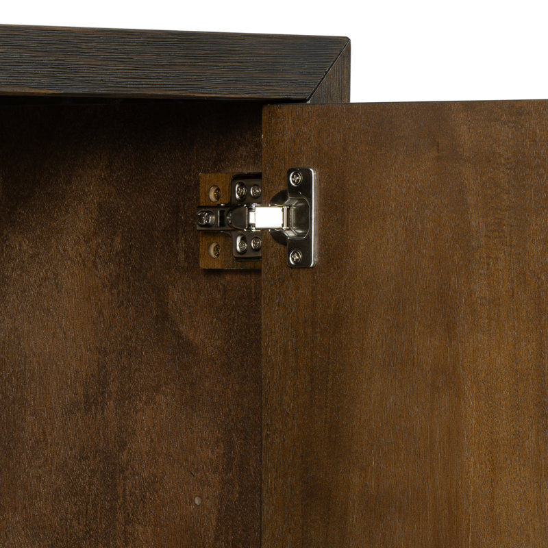 47.25-inch Farmhouse Sideboard, Dark Brown