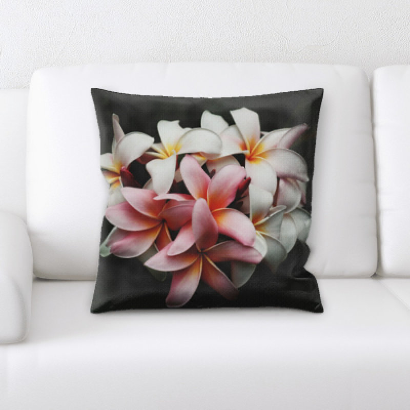 Coussin décoratif fleurs