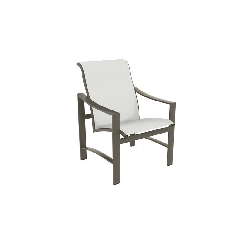 Kenzo Outdoor Dining Armchair, Graphite, Bogota