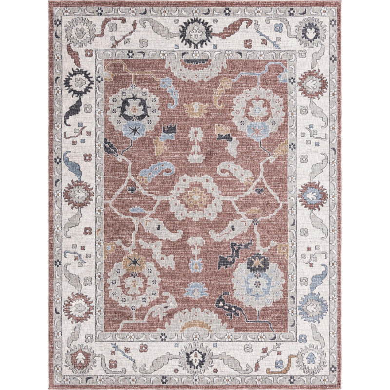 Policarpio Oriental Indoor Rug, Rectangle 10' x 13'