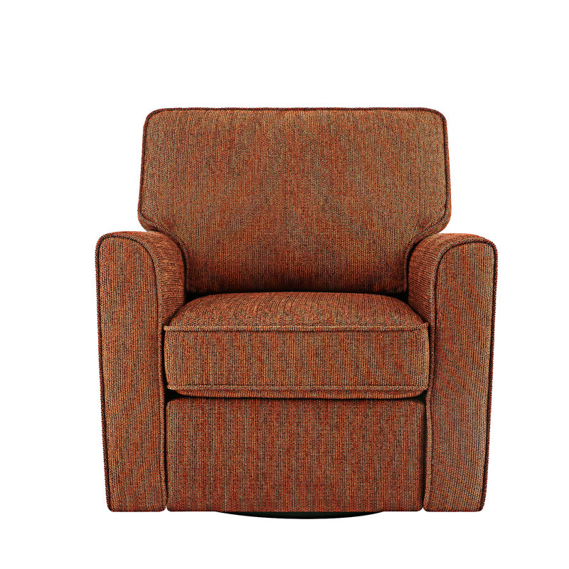 Fauteuil pivotant avec poches latérales Accent Barrel, Rouge