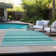 Kinslee Washable Striped Indoor / Outdoor Rug