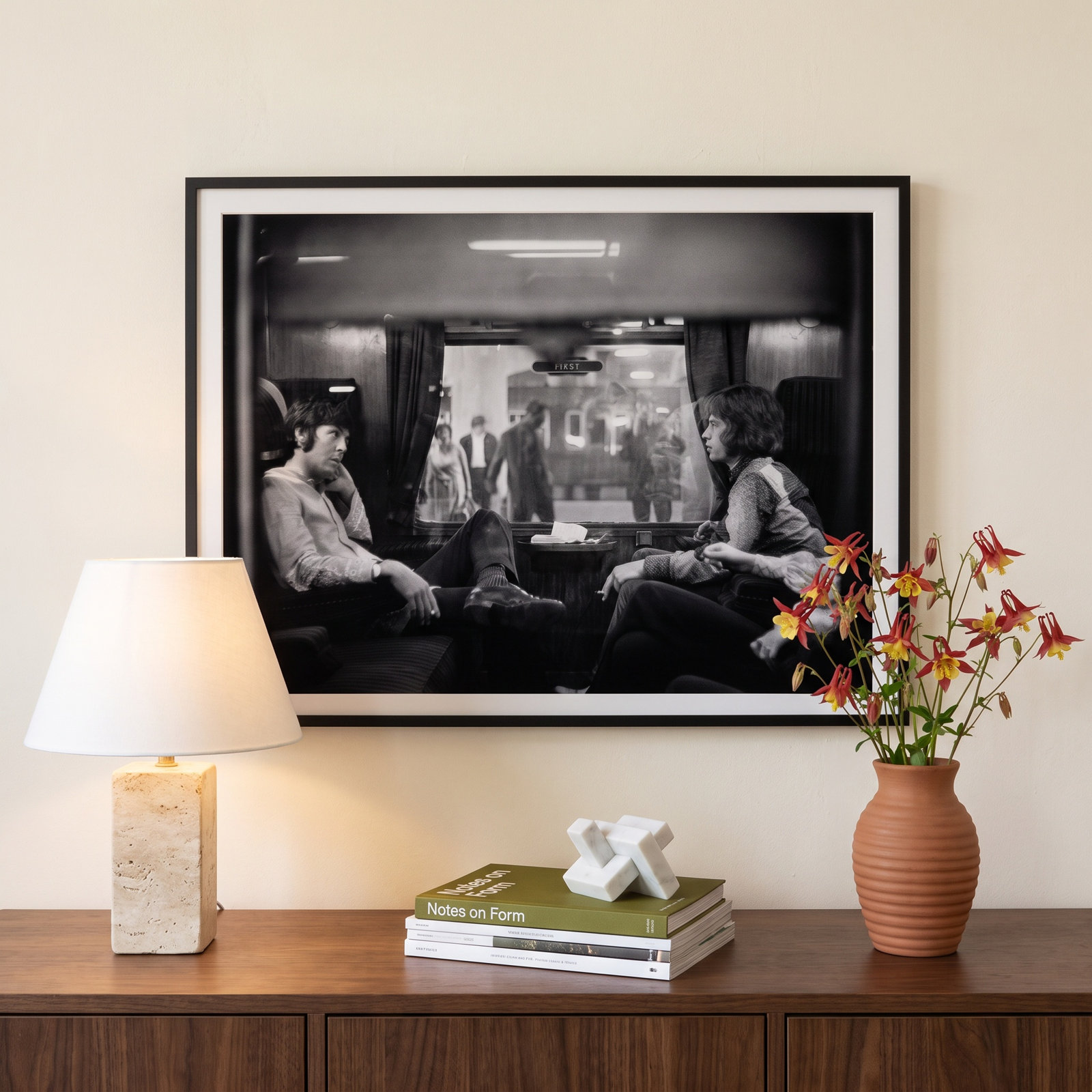 McCartney & Jagger by Getty Images, 36" H x 48" W x 2.5" D