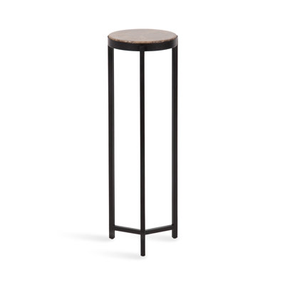 Eveland Round Metal Drink Table