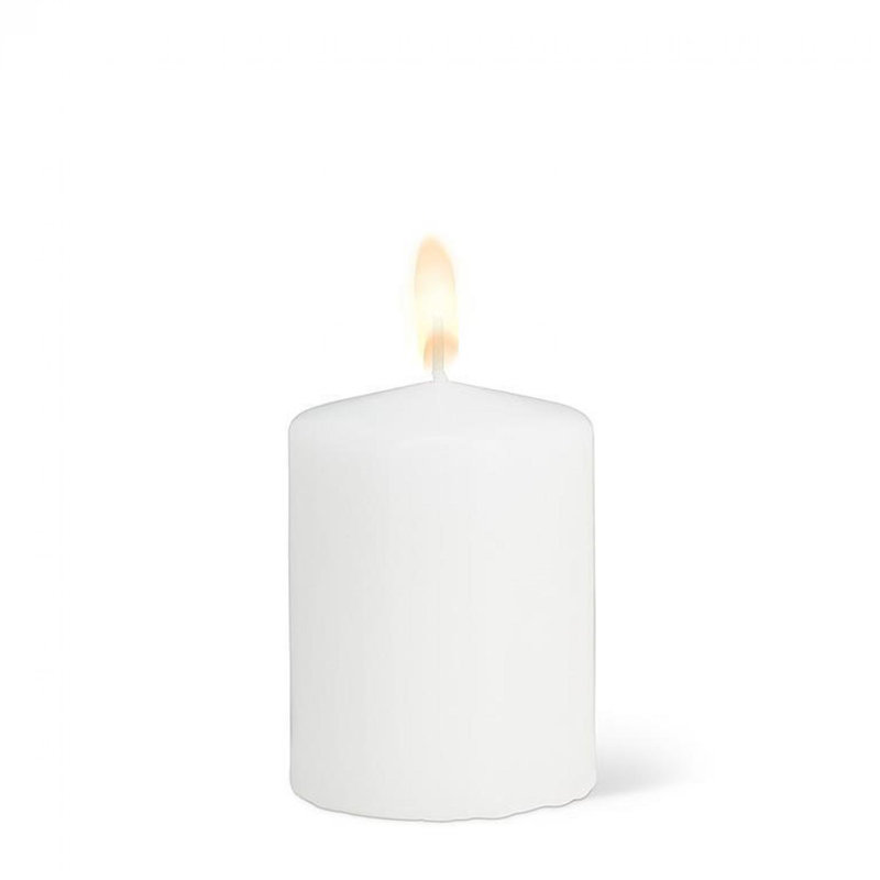 Classic Candle, White, 4" x 2.75" Pillar