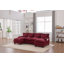 Canapé modulaire en U en chenille confortable 4 places avec méridienne double et mousse à mémoire de forme pour une vie moderne-214059949