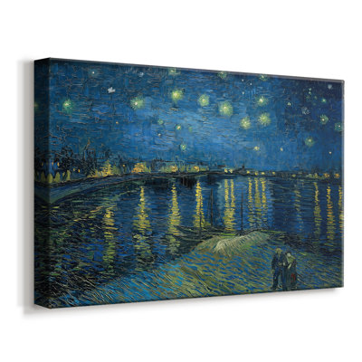 Starry Night Over the Rhône (Duplicate of VAG20.jpg)-Vincent van Gogh-Gallery Wrapped Canvas-1888