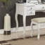 Ensemble de coiffeuse avec tabouret et miroir rabattable Daryel-25976207
