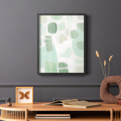 River Shapes I, reproduction encadrée - bois massif