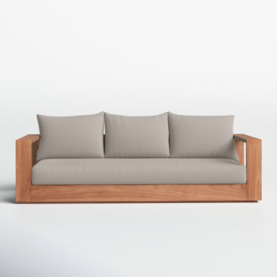 Gazel 87'' Teak Outdoor Sofa