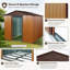 Abri de jardin avec fondations