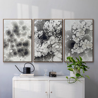 Marble VII, encadré sur toile, 3 pièces