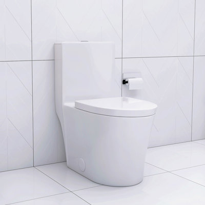 1.1/1.6 GPF Elongated Comfort Seat Height One Piece Dual-Flush Toilet