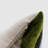 Handmade Retro Geometric Silk Velvet Throw Pillow - 16X24, Green And Blue With Down Feather Insert