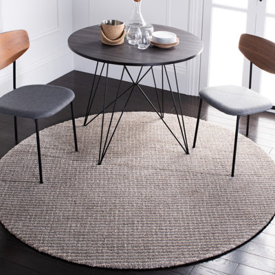 Tapis gris touffeté à la main Marlinde