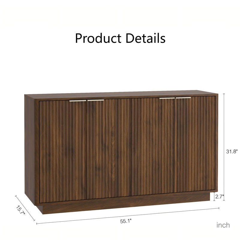 Buffet Modern, Brun