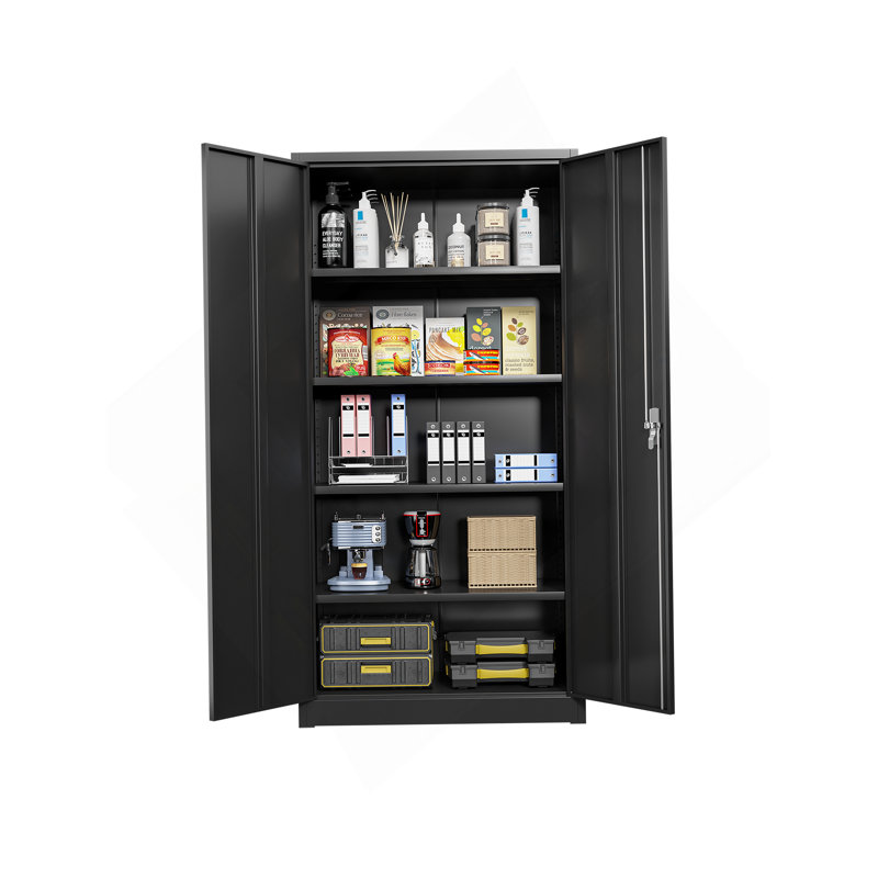 Armoire de rangement en acier de haute qualité avec sécurité avancée et fabrication durable pour le bureau, la maison et l'école