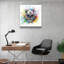 Superbe peinture décorative en verre trempé 23,6 po x 23,6 po | 100% verre trempé, épaisseur: 0,16 pouce | Impression UV pour des couleurs éclatantes | Art mural parfait pour la décoration de la maison ou du bureau, design moderne et élégant-1451731844