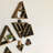 8 Piece Triangle Spruce Accent Shelf