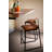 Martiana Upholstered Counter Stool with Metal Frame-730545702