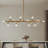 Jewellia 39.4" W 16-Light Iron Dimmable Sputnik Chandelier with 
Glass Shades
