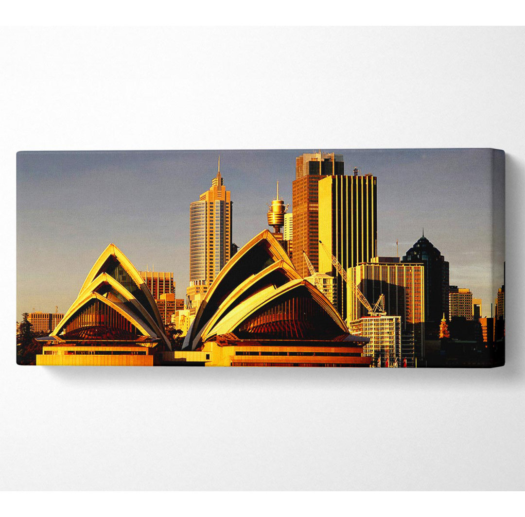 Sydney Opera House Goldenes Sonnenlicht - Druck