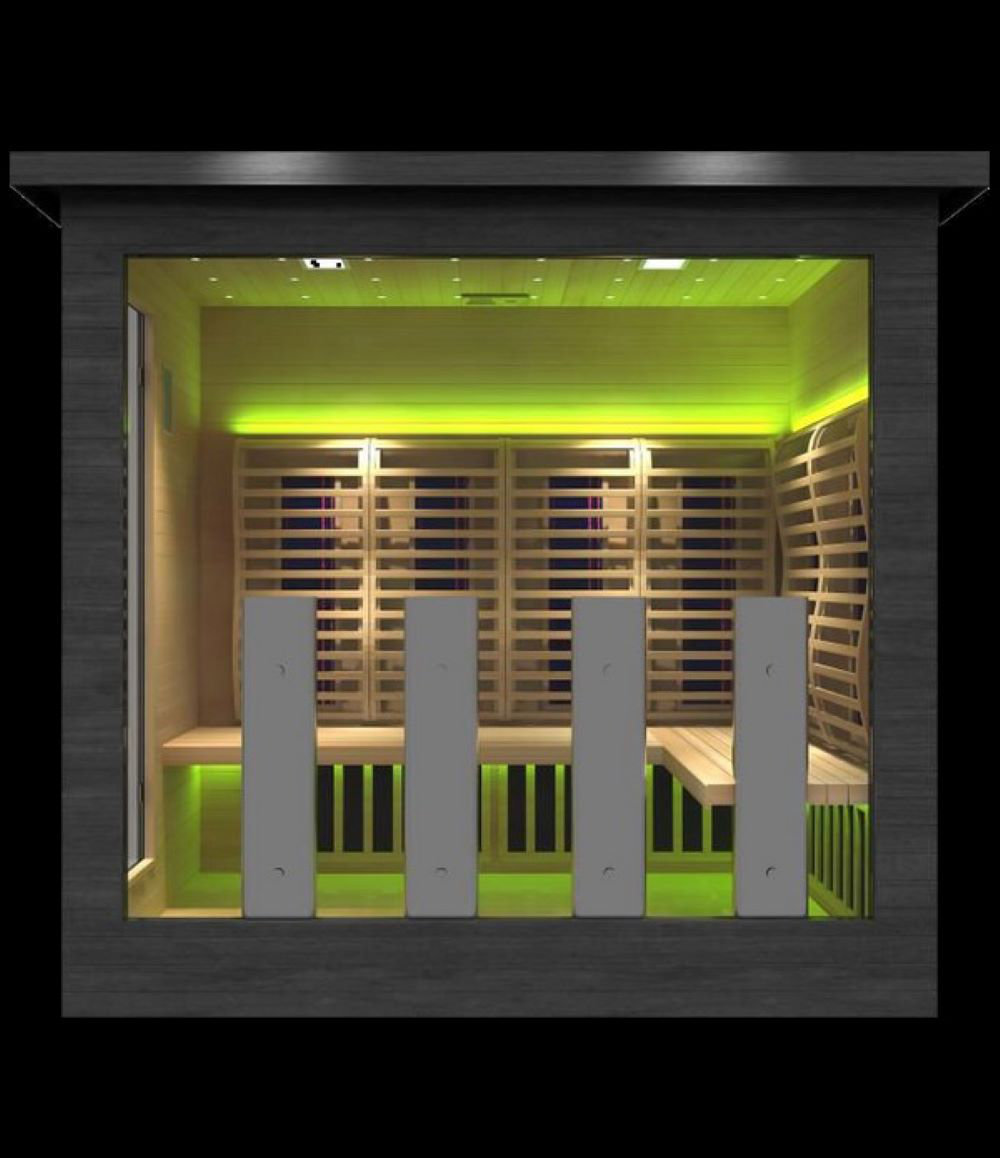 Sun Home Saunas Sun Home Luminar™ Outdoor 5Person FullSpectrum