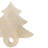 Foreside Home & Garden Set of 4 Tree Boards Whitewash Wood with Leather Tie
