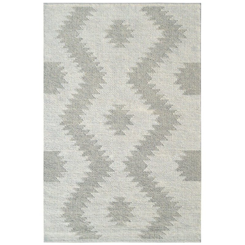 Performance Wool Geometric Indoor Rug, Rectangle 8' x 11'