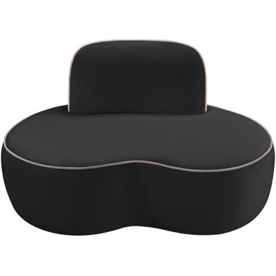 Swerve Velvet Upholstered Chair