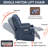 Power Lift Recliner Chair With Massage And Heat For Elderly, Overstuffed Wide Recliners, Heavy Duty Motion Mechanism With Usb And Type C Ports, 2 Steel Cup Holders-1160145669