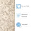 Tapis beige en laine touffeté à la main Accie-1412979317