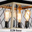 Lustre suspendu industriel 16 lumières en chêne 16 po, cage moderne, lumière suspendue réglable