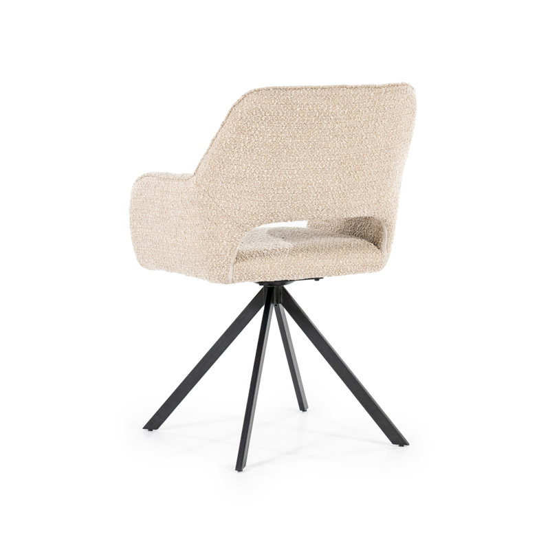 Fabio Upholstered Arm Chair, Sand