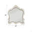 Miroir blanc perle