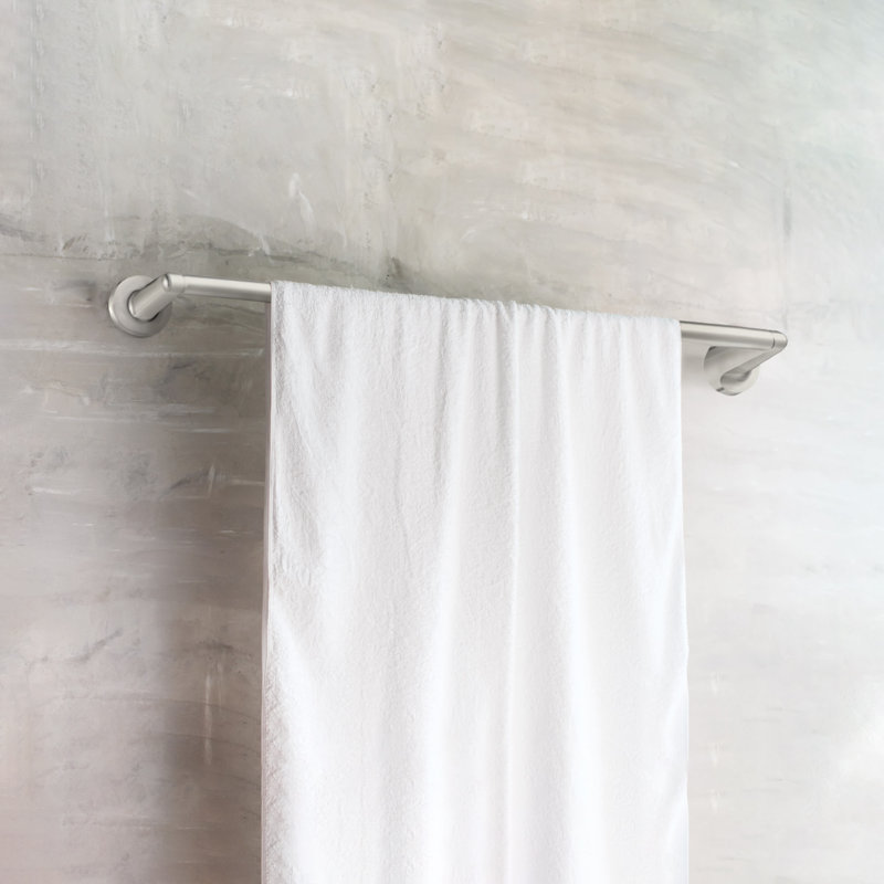 Barre à serviettes murale 25,86 po Ames, Nickel brossé