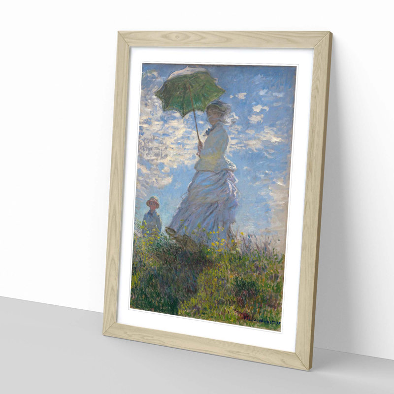 Claude Monet - Single Picture Frame Painting, Oak